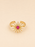 Anello Sole Fucsia