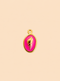 Charm Medaglione Conchiglia Fucsia – Shell Cameo Pink