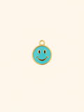 Charm Smiley Turchese – Happy Coin