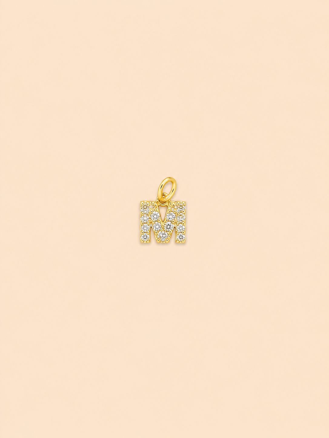 Charm Lettera Zirconi – My Initial