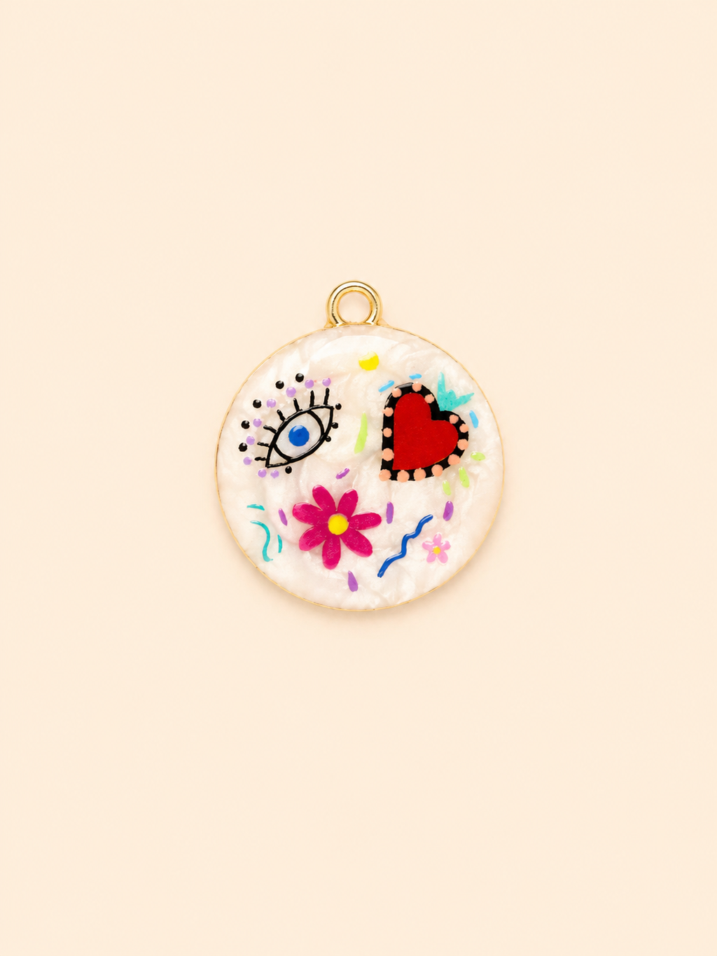 Charm Medaglione Tondo – Full of Love