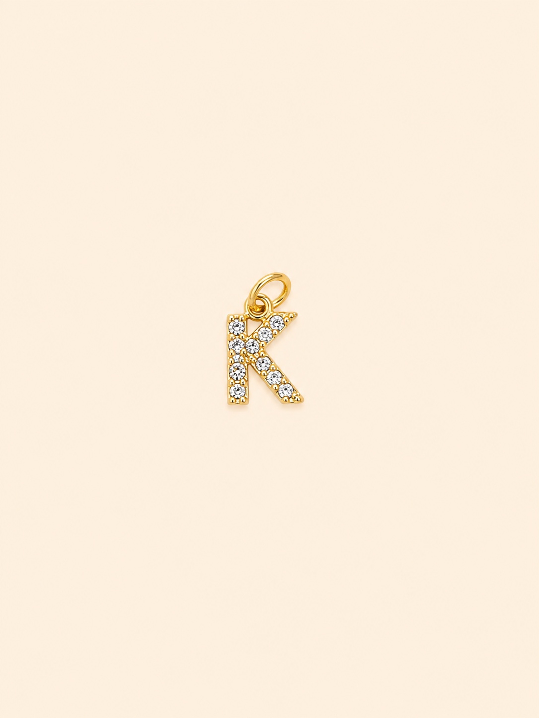 Charm Lettera Zirconi – My Initial