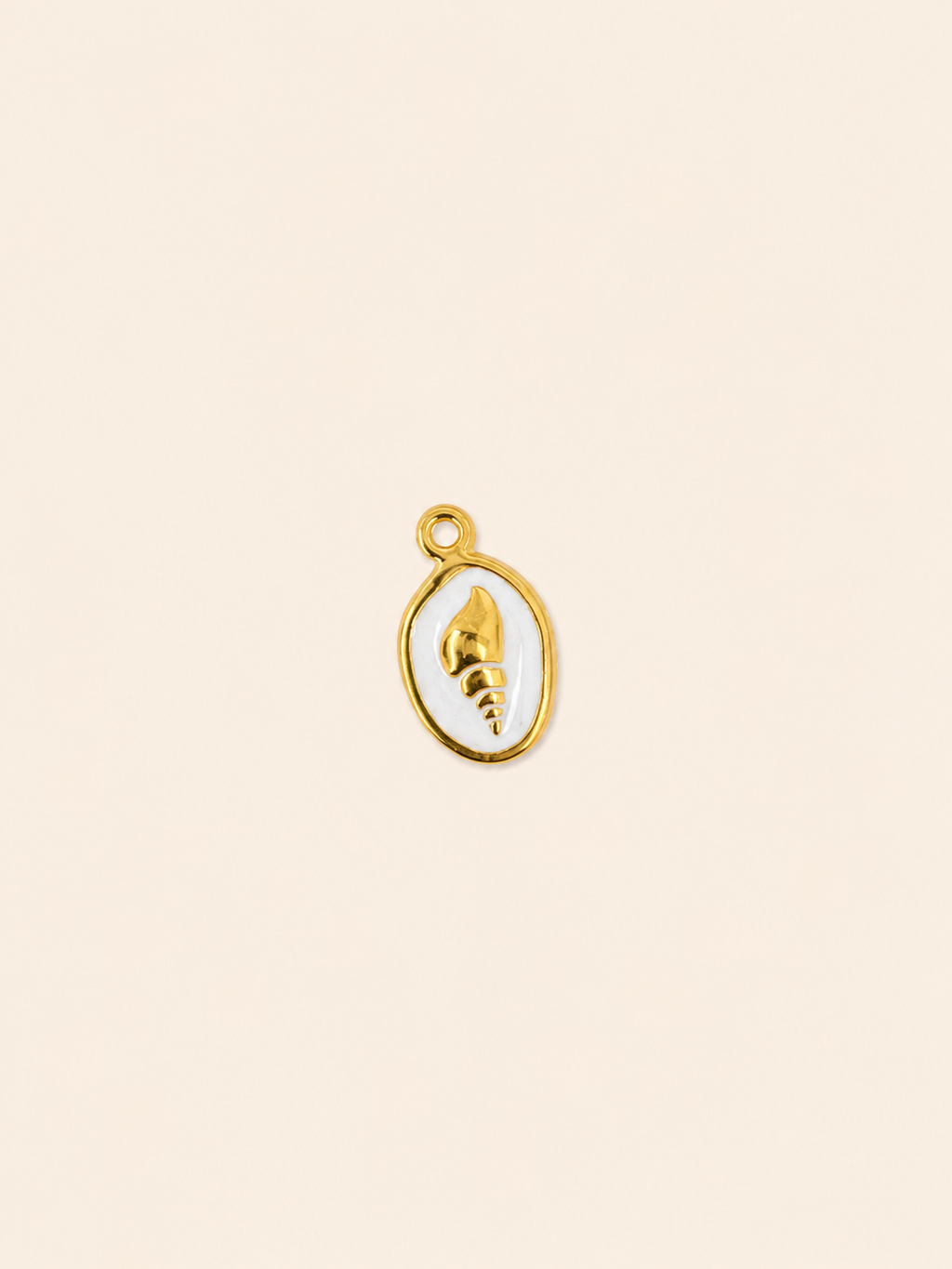 Charm Medaglione Conchiglia Fucsia – Shell Cameo Pink