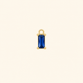 Charm Baguette Zaffiro – Sapphire Drop