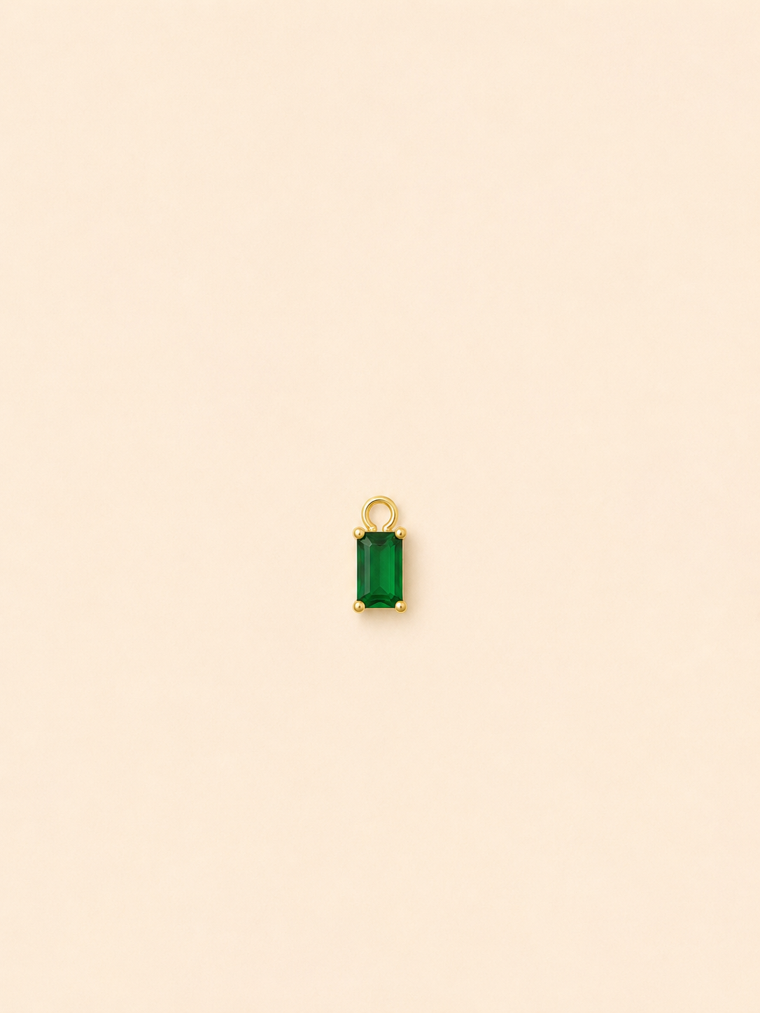 Charm Smeraldo Baguette – Emerald Drop