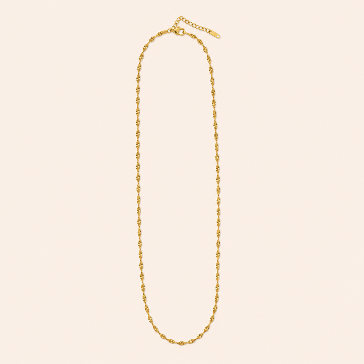 Collana Twisted Rope Dorata