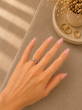 Anello Catena Incrociata Argento