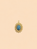 Charm Medaglione Turchese – Turquoise Cameo