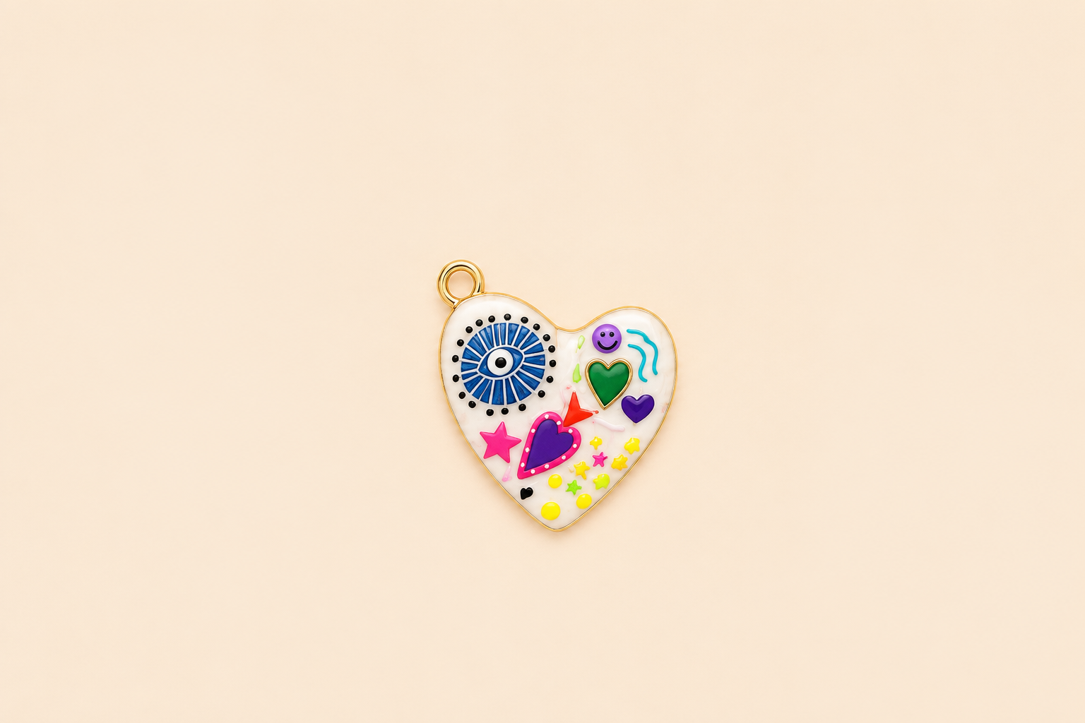 Charm Cuore Colorato – Happy Heart