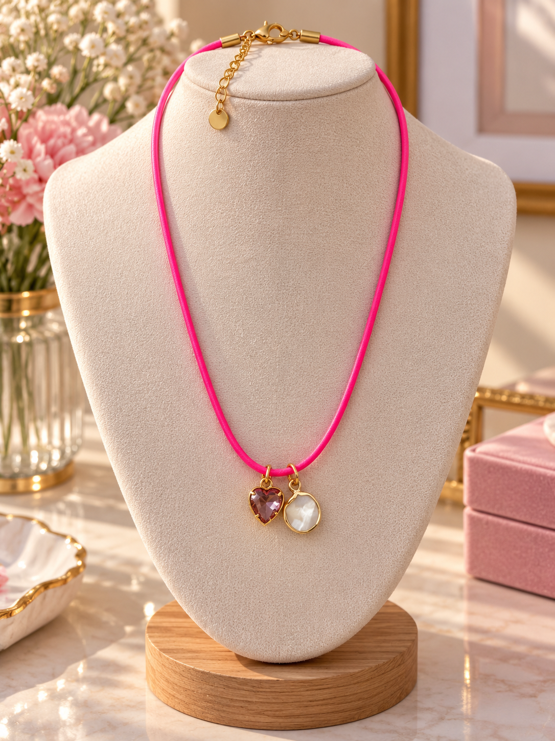 Collana “Cuore di perla “