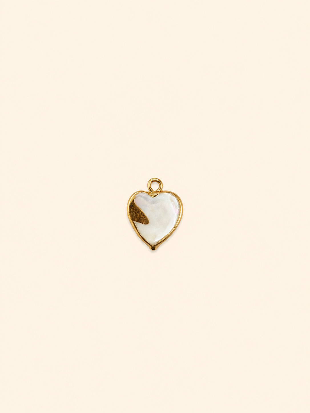 Charm Cuore Madreperla – Mother of Pearl Heart