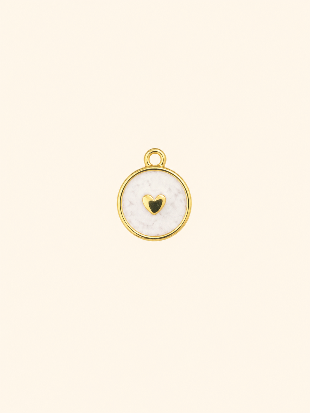 Charm Moneta Cuore Smaltata – Love Coin