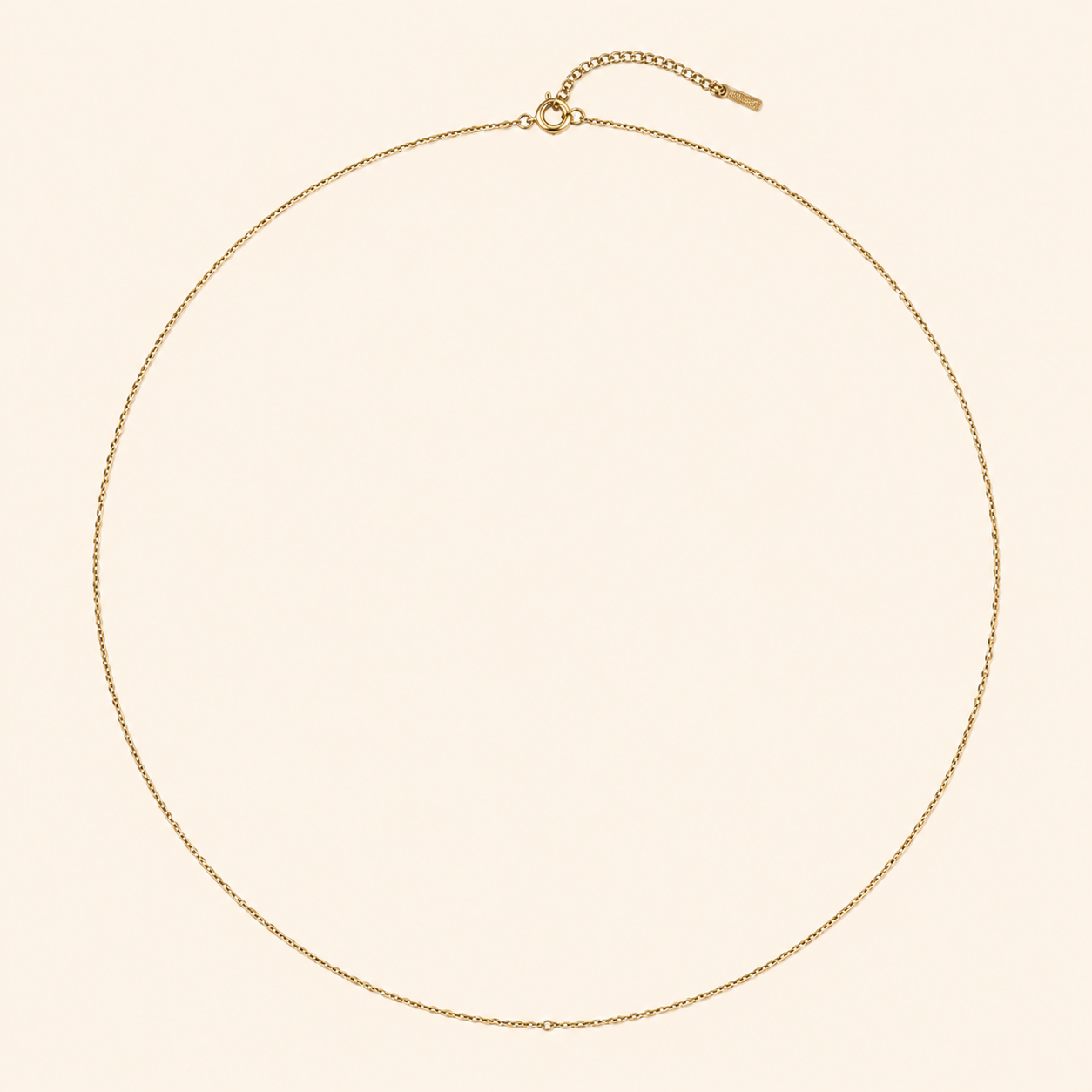 Collana Cable Chain Sottilissima Dorata