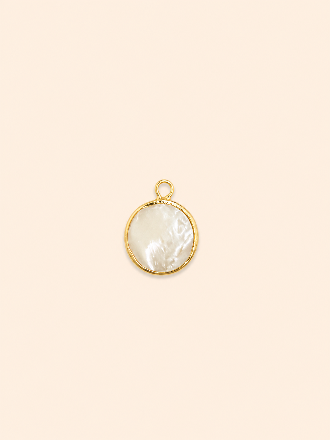 Charm Medaglione Madreperla – Luna Piena