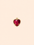 Charm Cuore Cristallo – Gemstone Heart