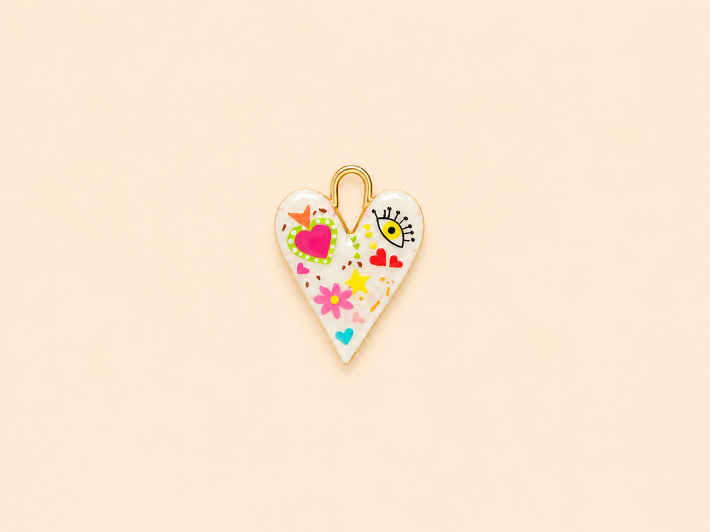 Charm Cuore Colorato – Happy Heart