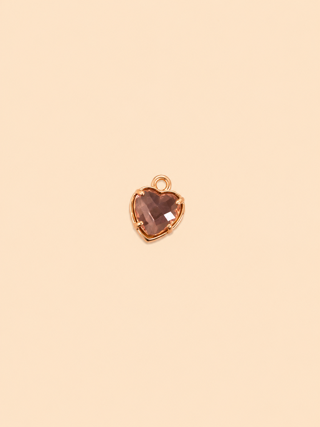 Charm Cuore Cristallo – Gemstone Heart