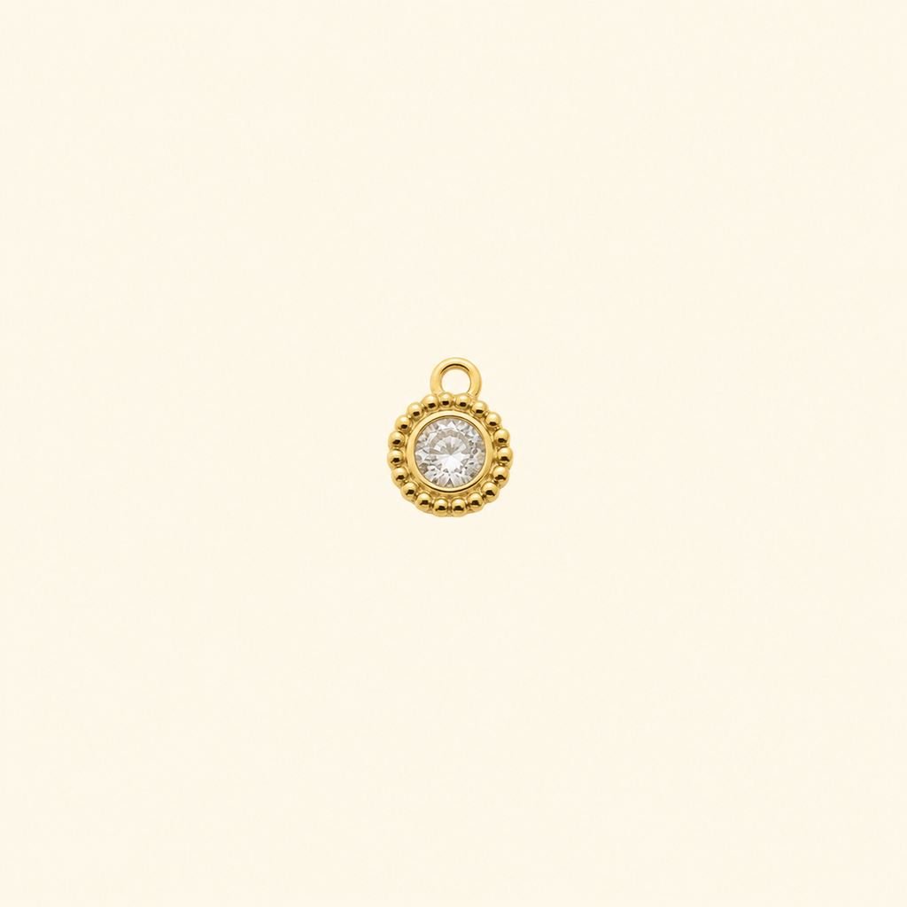 Charm Medaglione Cristallo Beaded – Dotted Gem