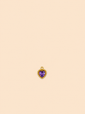 Charm Cuore Ametista – Violet Heart