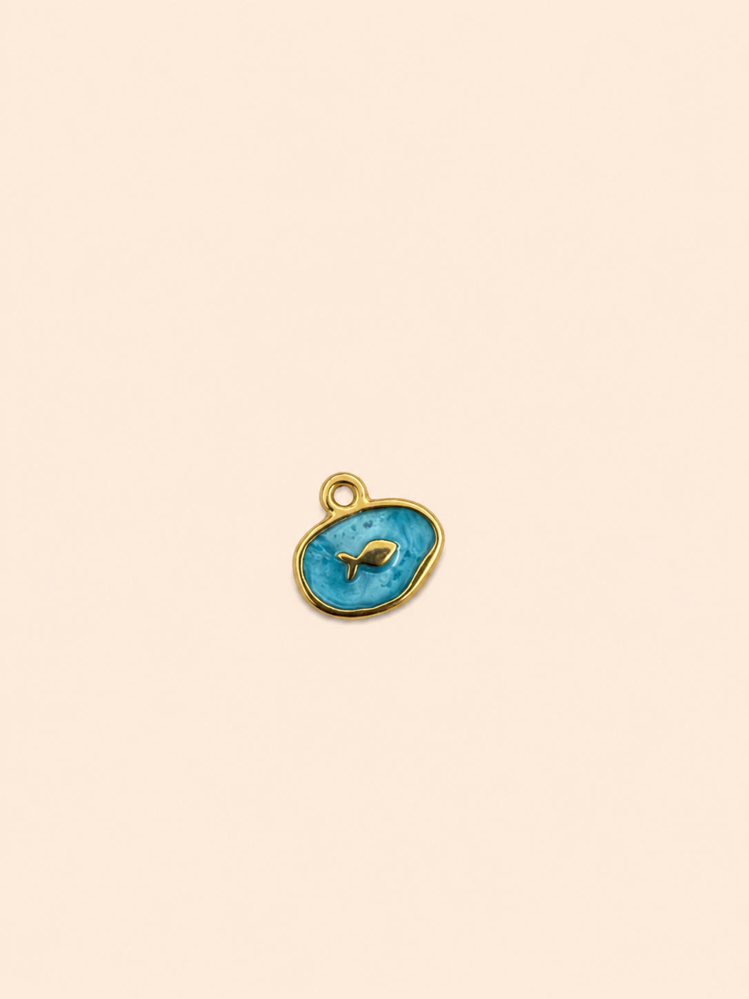 Charm Medaglione Pesciolino – Little Fish Cameo
