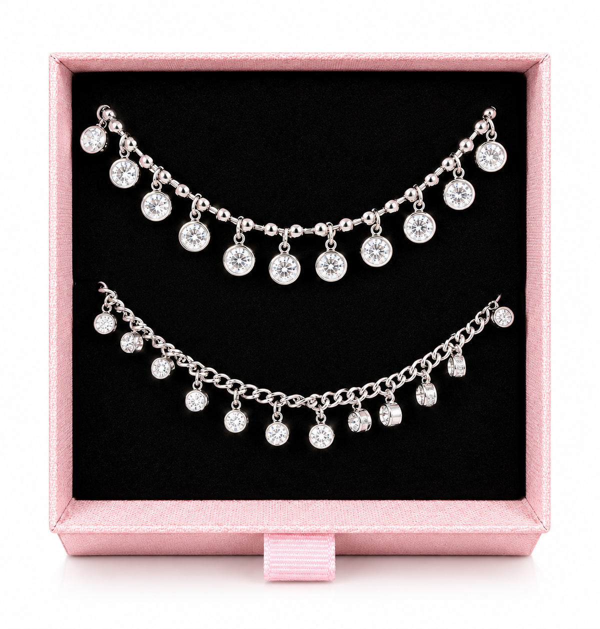 Set collana e bracciale Luce Argento