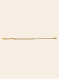Bracciale Misto Rope + Paperclip – Oro