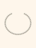 Bracciale Rigido a Sfere – Argento / Oro