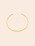 Bracciale Rigido Sottile – Oro / Argento