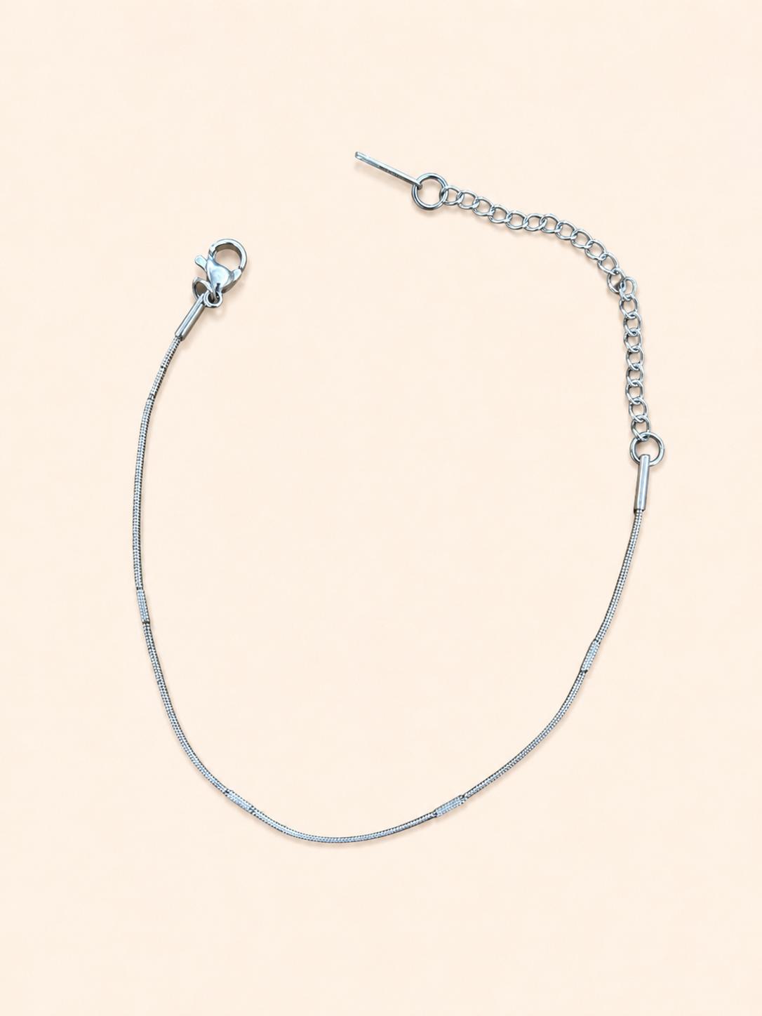 Bracciale Catena Snake con Barrette – Oro / Argento